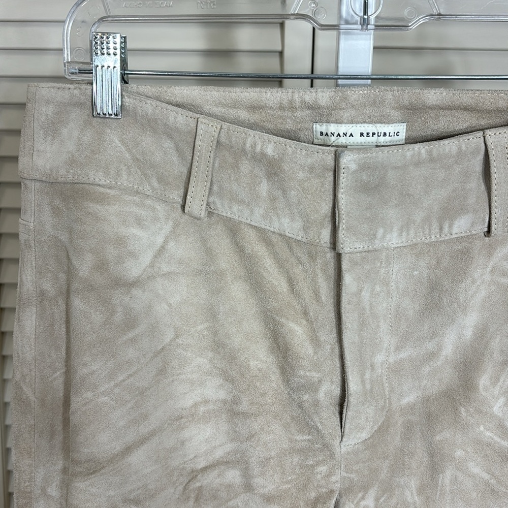 NWT Vintage Banana Republic Suede Bootcut Pants Size 10 - Picture 5 of 11